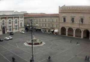 La piazza di Pesaro