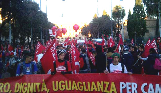cgil manifestazione roma