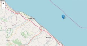 Nuova scossa di terremoto da ML 4.3 al largo di Fano
